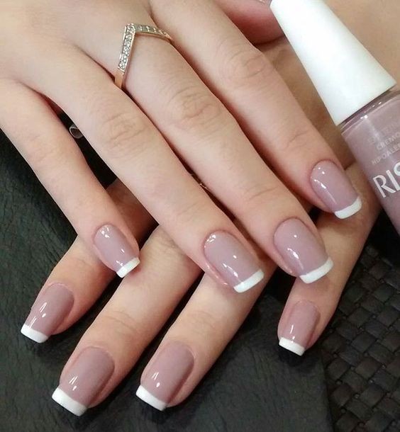 6 ý tưởng móng tay đẹp kiểu Pháp cho cô nàng thanh lịch 1 nail kiểu pháp_4
